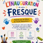 Inauguration de la Fresque à l&rsquo;École Primaire de Montolieu
